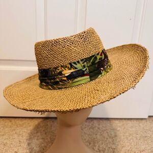 Accessories | Satya Twena Womens Usa Beige Woven Straw  display picture 2